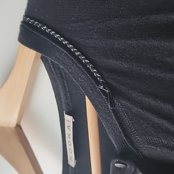 Kookai Braided Trim Fine Knit Button Up Cardigan - Picture 2 of 10